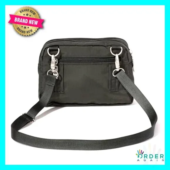 Convertible Crossbody Bag RFID Wallet Water-Resistant Travel Purse Hands-Free